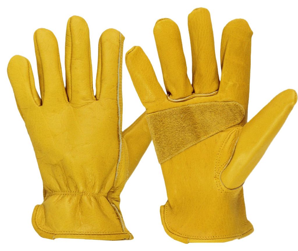Paar Arbeitshandschuhe aus Kunstleder, rutschfest, wasserdicht, dick, für Damen und Herren, Handschutz, geeignet für Haus-, Garten- und Outdoorar...