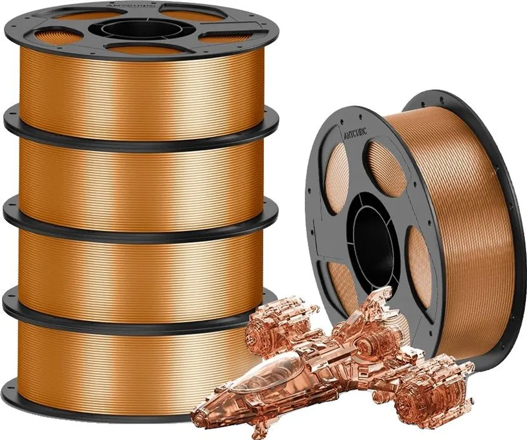 Filamento per stampante 3D, diametro 1,75 mm, materiale PETG resistente, 5 kg, colore marrone T
