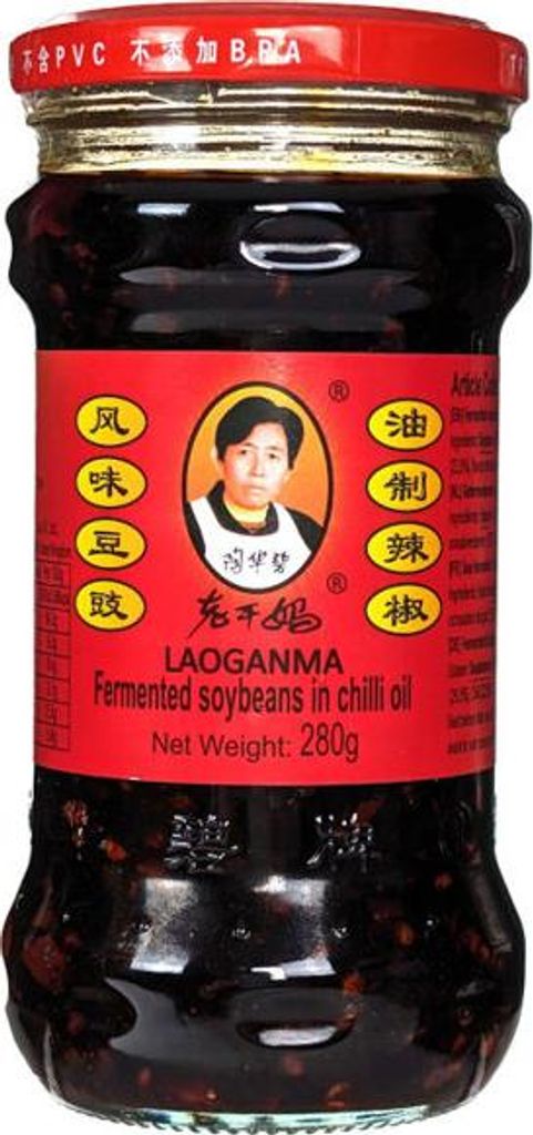Lao Gan Ma | Fermentierte Schwarze Sojabohnen In Chiliöl - Produktbild 