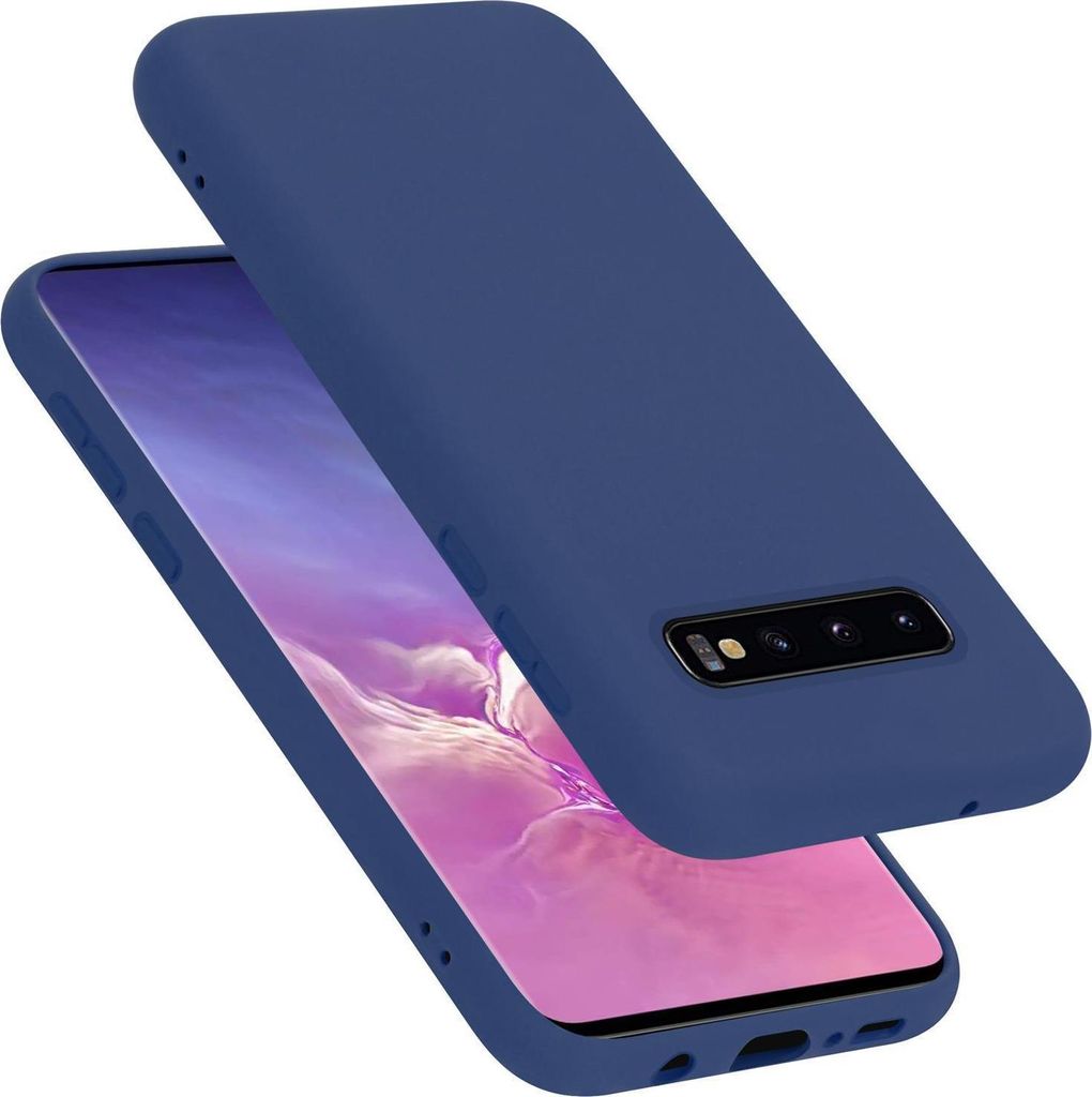 Cadorabo Schutzhülle für Samsung Galaxy S10 5G Hülle in Blau Handyhülle Case Cover TPU Etui