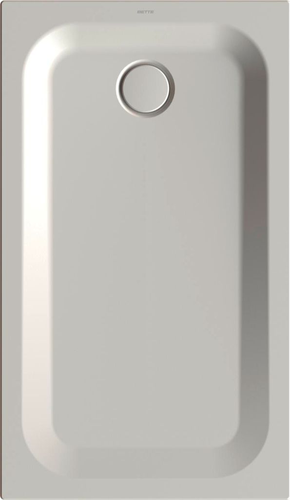 BetteUltra Rechteck-Duschwanne mit Minimum-Wannenträger, 1200x700x35mm, 5979-423T1