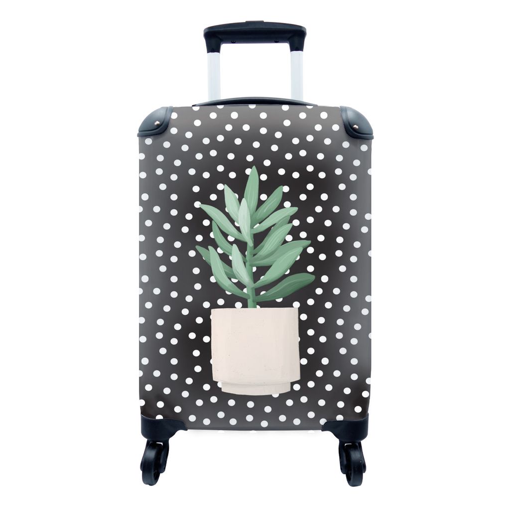 MuchoWow® Koffer Handgepäck Trolley Rollkoffer Kleine Produktbild 