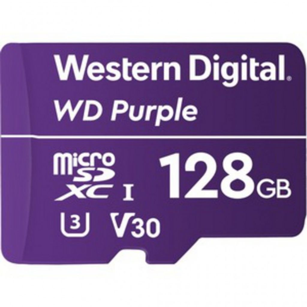 Western Digital Lila MicroSDXC 128 GB UHS-I U3 (WDD128G1P0A)