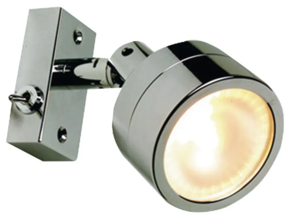 Lampe Laguna Orientable Chromée en Laiton Massif au Design Pivotant