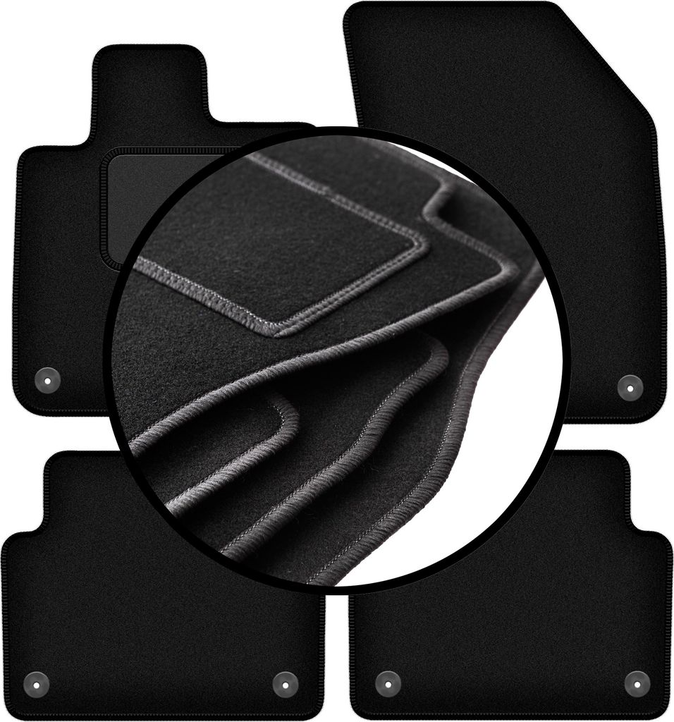 Komplettset Veloursmatten für: Volvo S60 III Limousine (2019-)