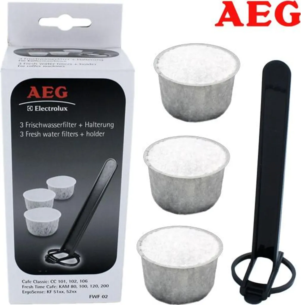 Kit 3 Filtri AEG FWF02 Fresh Water 9001664482 - Aroma Puro