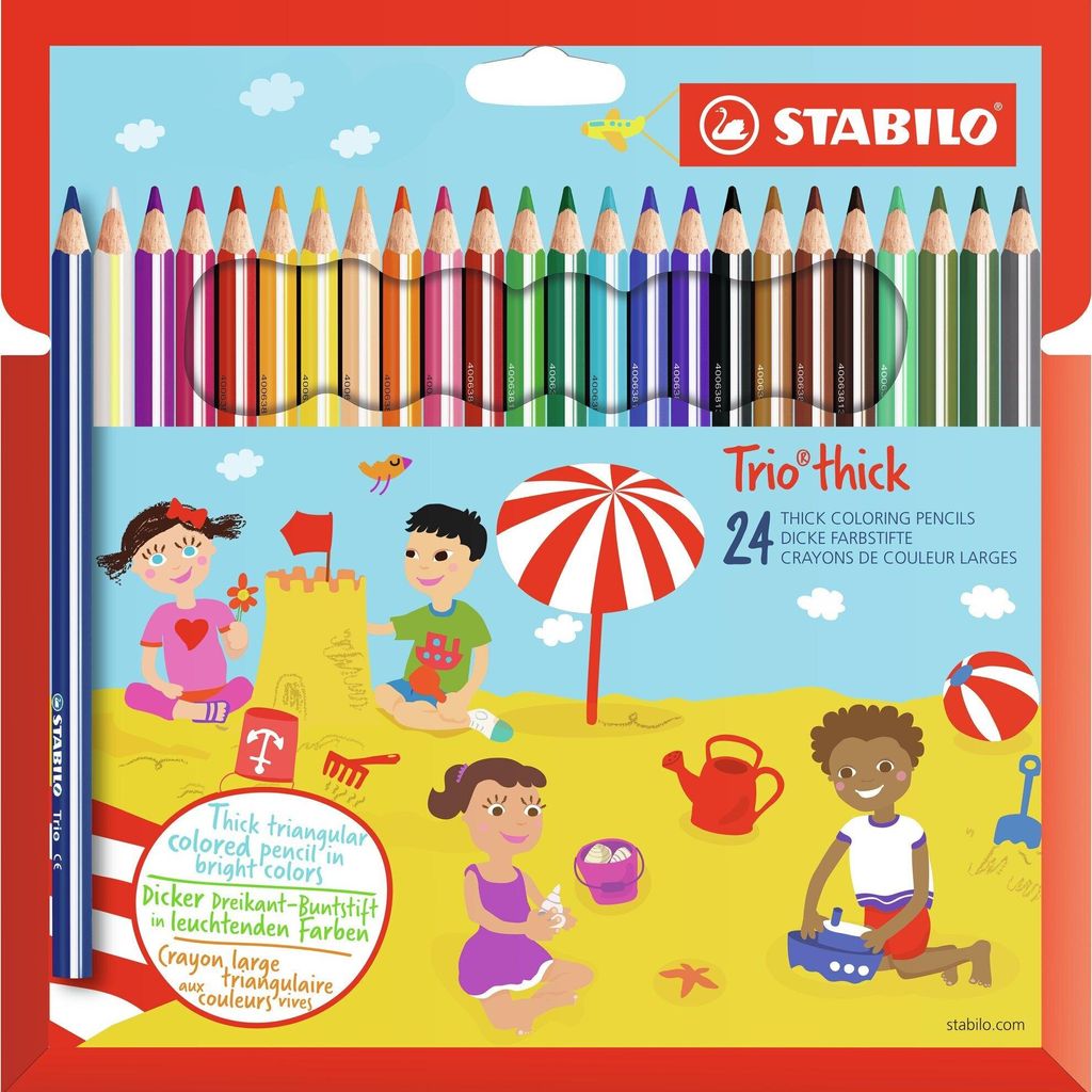 STABILO Trio Thick, Multi, 24 kusov Obrázok produktu 