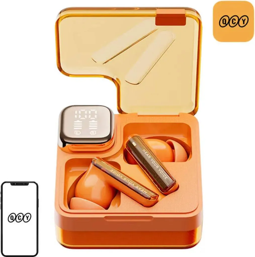 QCY MeloBuds Neo T31 Orange: Le Cuffie TWS più Trendy del 2024