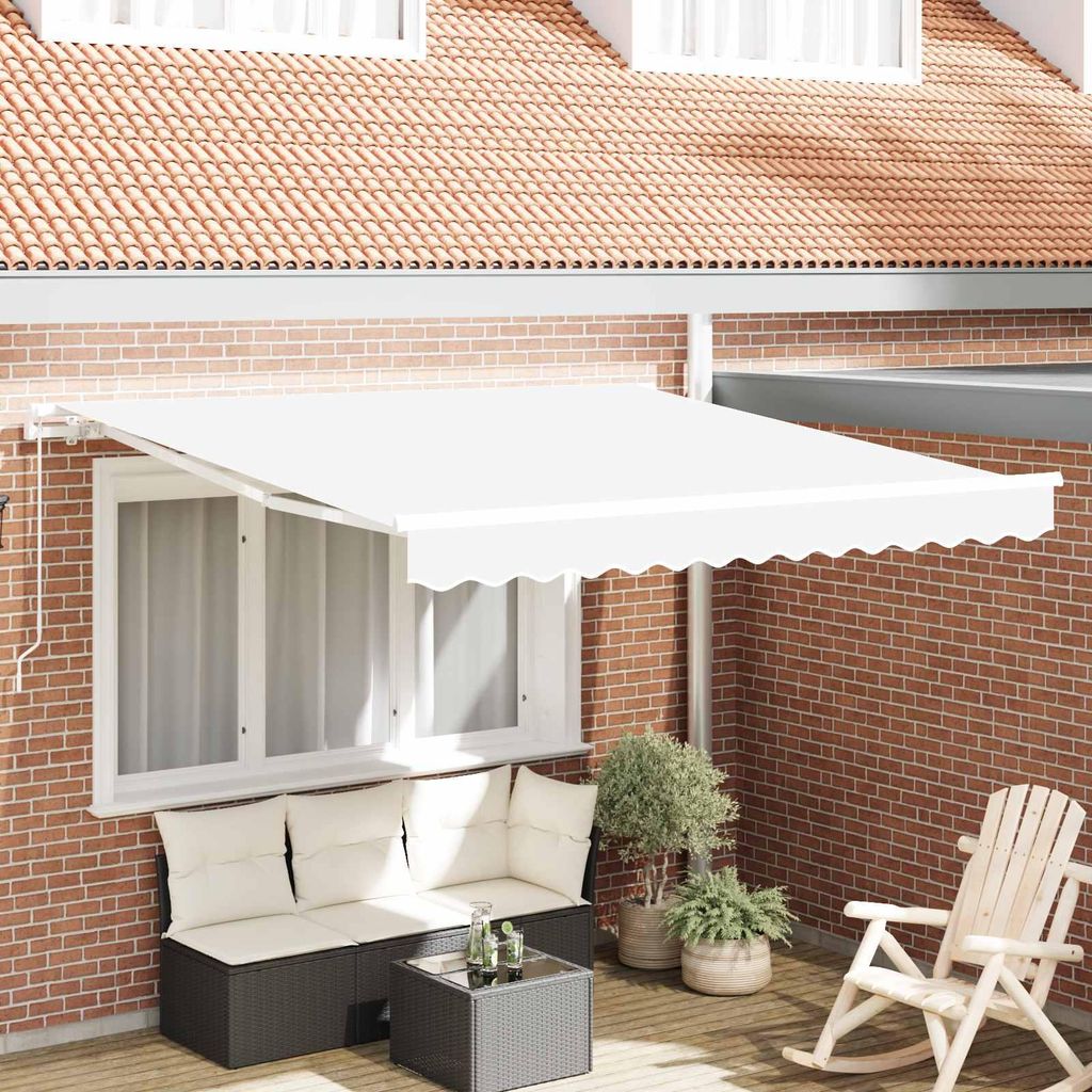 Maison Exclusive - Markise Weiß 300 x 250 x 165 cm Polyester