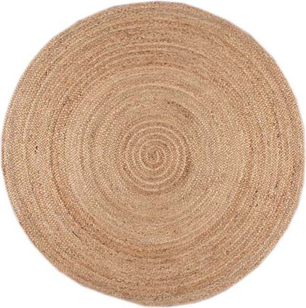 Volero - Jute Teppich Rund - Fair Natur - Ø 220 cm - Produktbild 