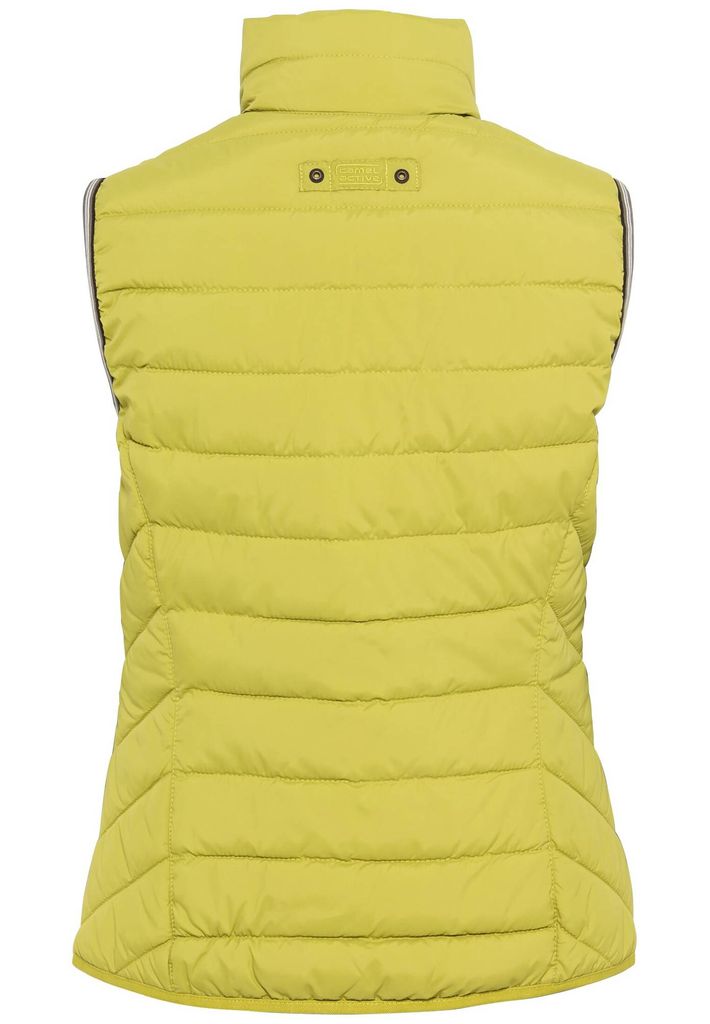 Camel Active Damen Steppweste - Leichte Outdoor-Weste Aus Recyceltem Material, Winddicht & Wasserabweisend