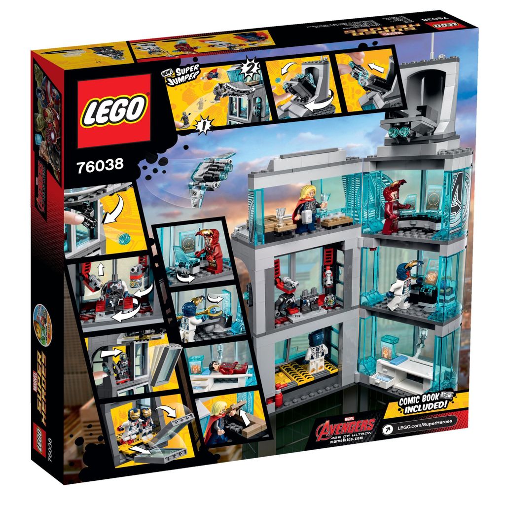 Lego Assalto alla Torre degli Avengers Marvel Super Heroes, Immagine del prodotto 
