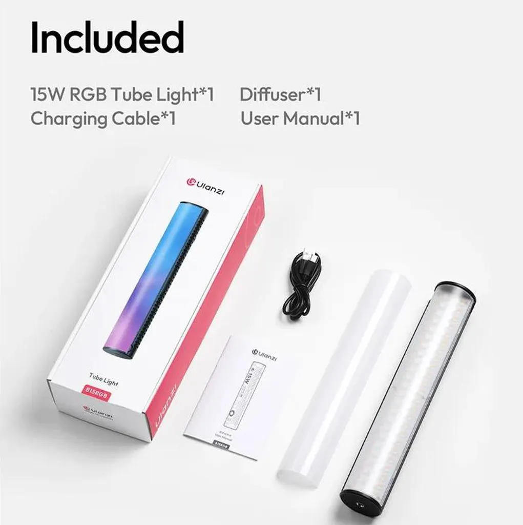 Tube LED RVB B15RGB avec température de couleur réglable et CRI élevé - 2
