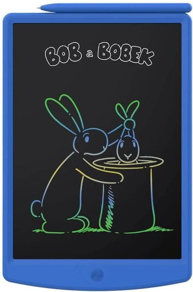 Table en plastique GoGEN Bob et Bobek bleu lavable et robuste - 4