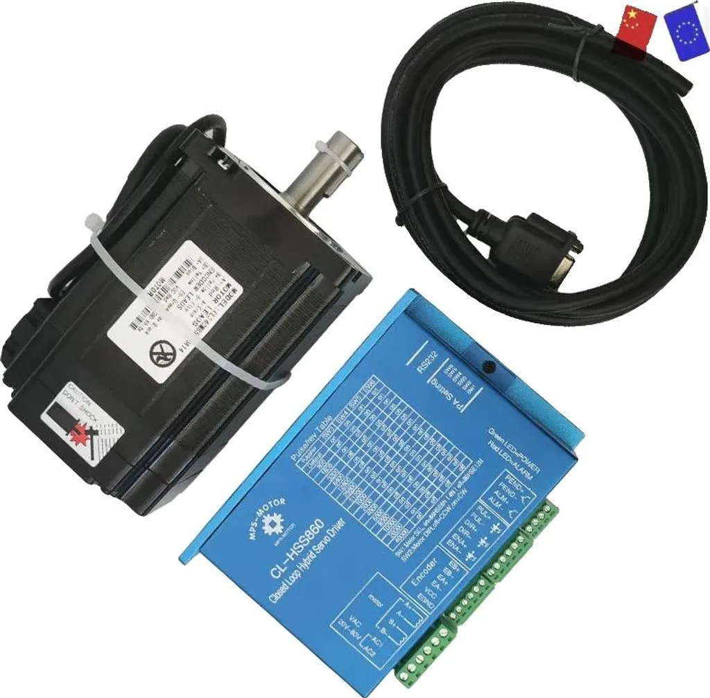 Actionneur moteur pas à pas 8.5N.m système hybride pour automatisme CNC