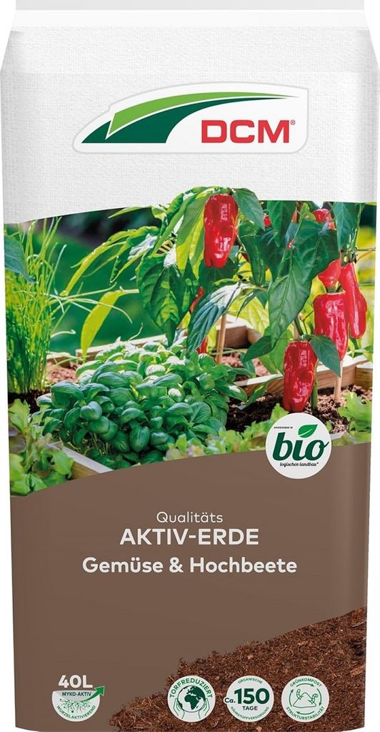 Cuxin DCM Aktiv-Erde Gemüse & Hochbeete 40 l