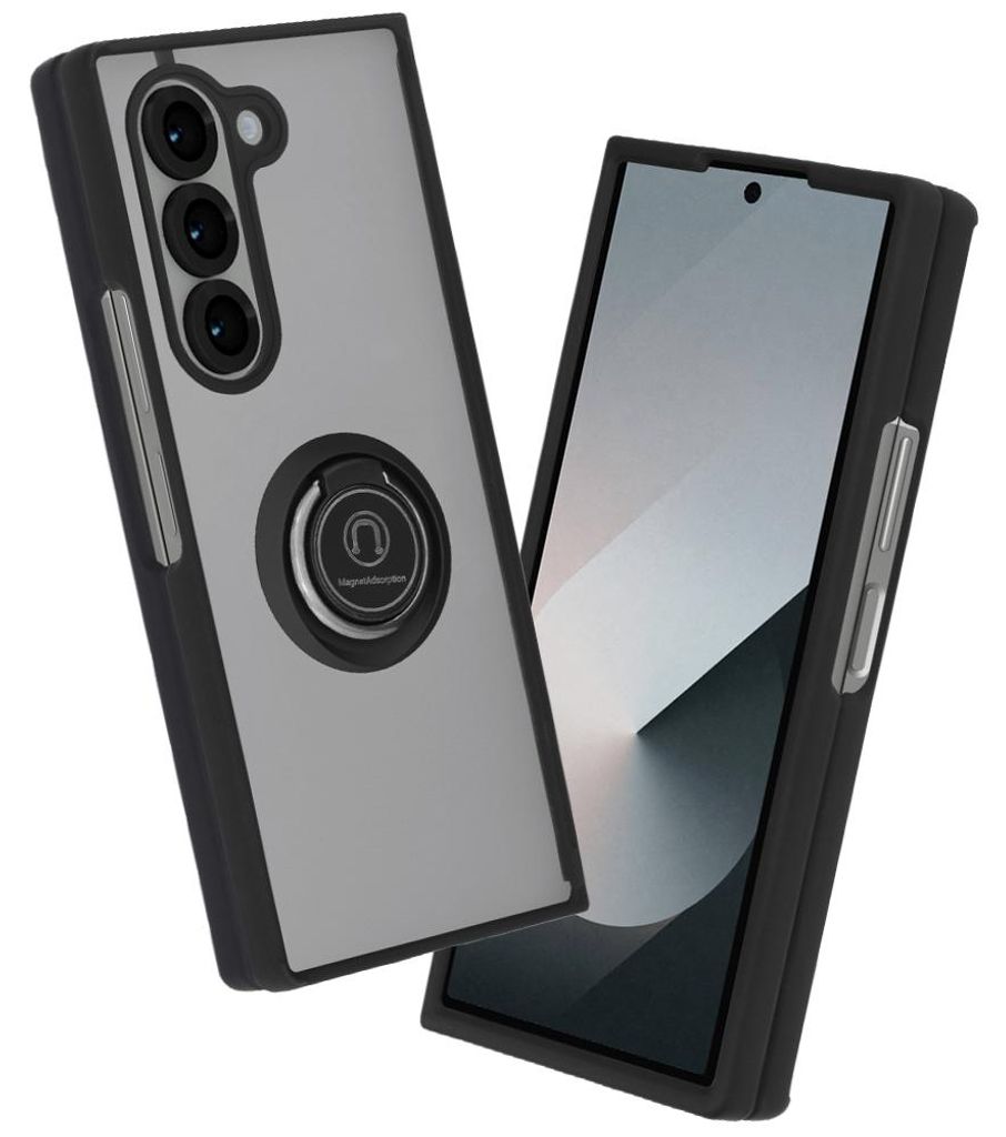 Techsuit Glinth Back Cover Hülle für Samsung Galaxy Z Fold 6 - Schwarz
