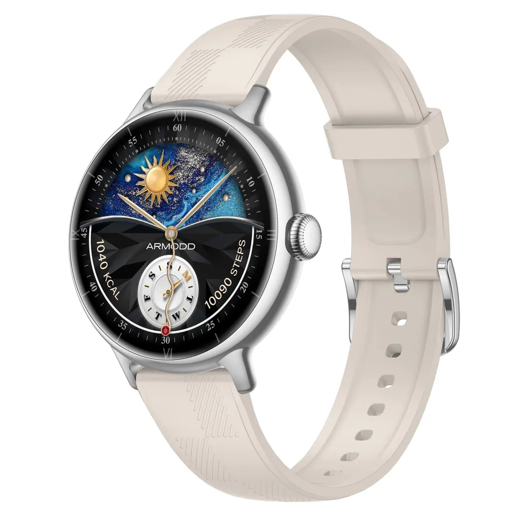 Montre intelligente ARMODD Candywatch 5 argent avec GPS et suivi sport