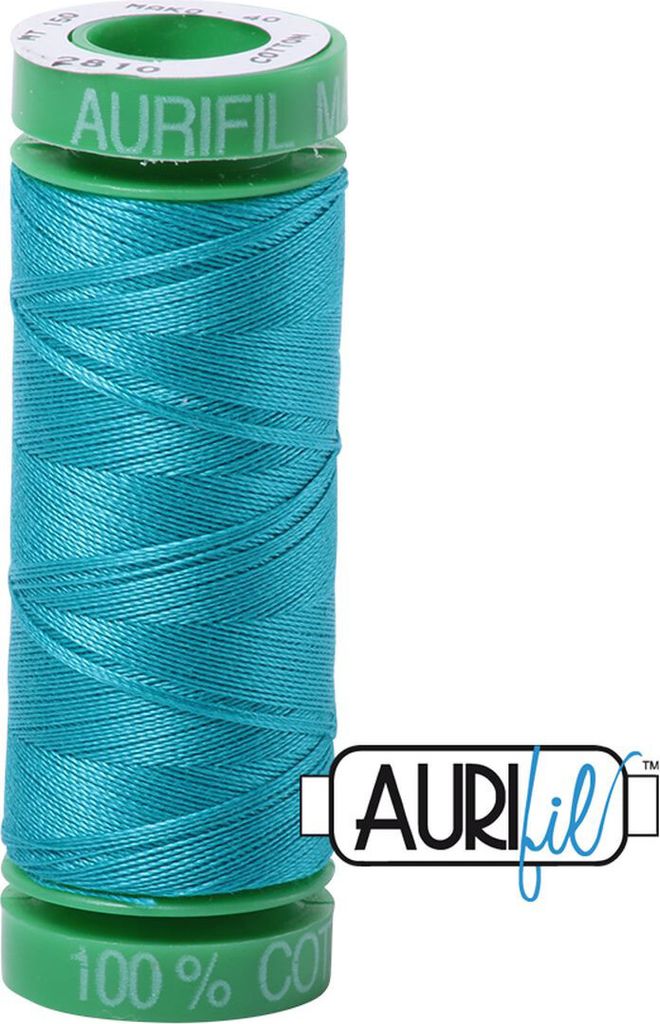 AURIfil Nähgarn MK40WT 1000m, 100% CO : 2810 Turquoise AURIfil: 2810 Turquoise