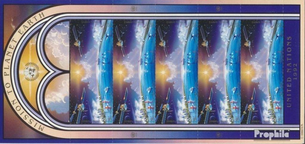 Briefmarken UNO - New York 1992 Mi 633-634Klb Kleinbogen (kompl.Ausg.) postfrisch Planet Erde