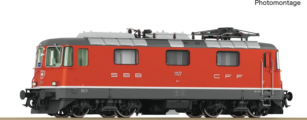 Locomotive électrique Re 4/4 II 11127 CFF Roco 7510138 pour Modélisme HO