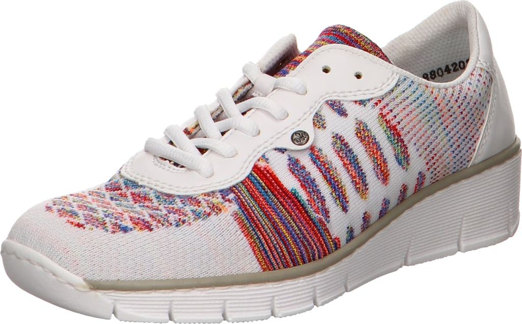 Rieker Komfort Schnürschuhe Damen 343630323731 Weiß 40 EU