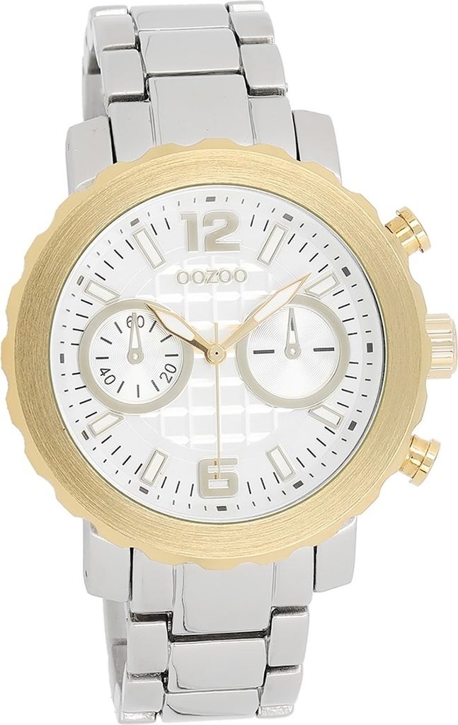 Oozoo Herren Uhr Analog Quarzuhr Armband gold Vintage Series D2UOC5746A
