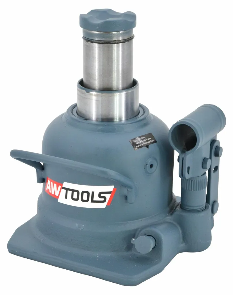 Awtools Cric Hydraulique Bouteille 20T - Piston Robuste 150-245mm