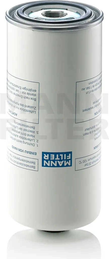 Filtre à Air Comprimé LB 962/2 MANN-FILTER Haute Pression et Durabilité