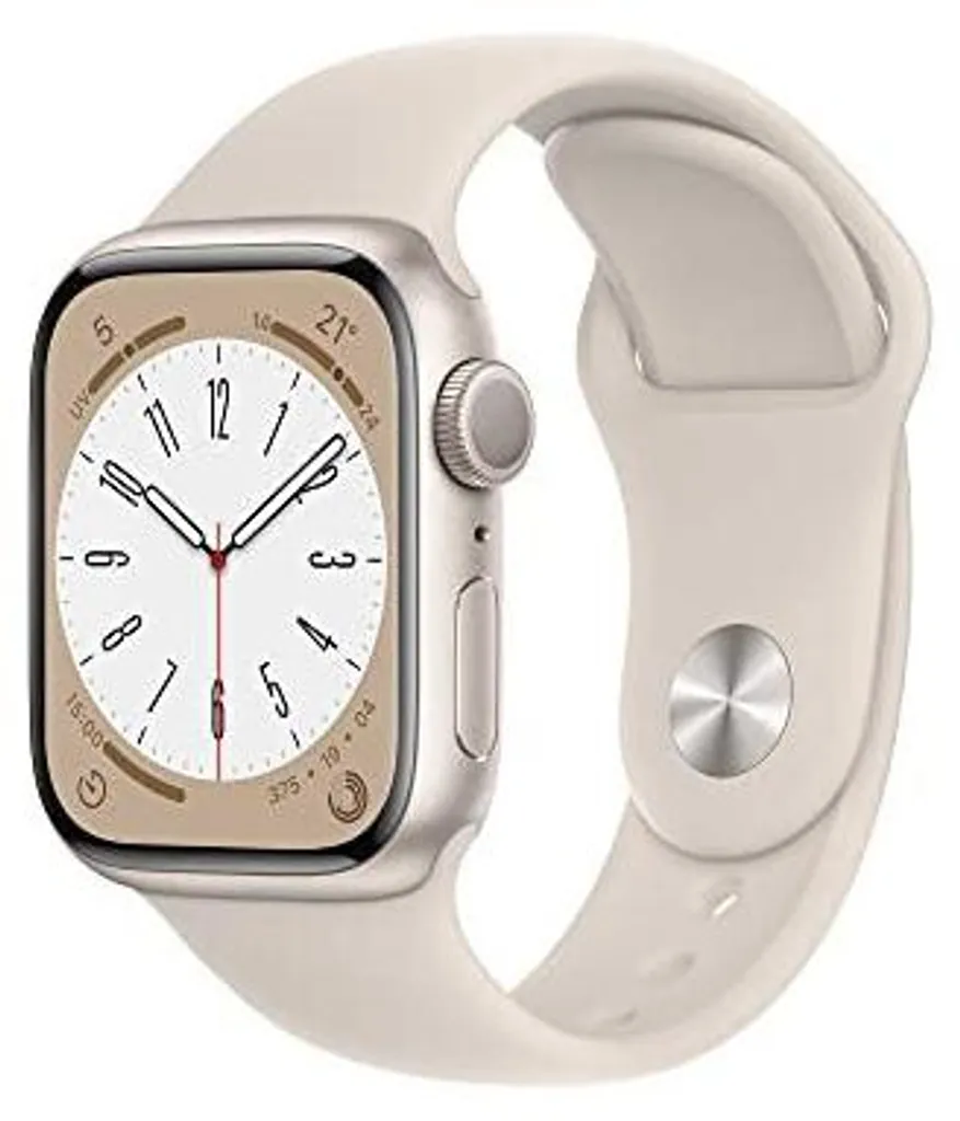 Restez Connecté avec l'Apple Watch Series 8 GPS 41 mm OLED Beige