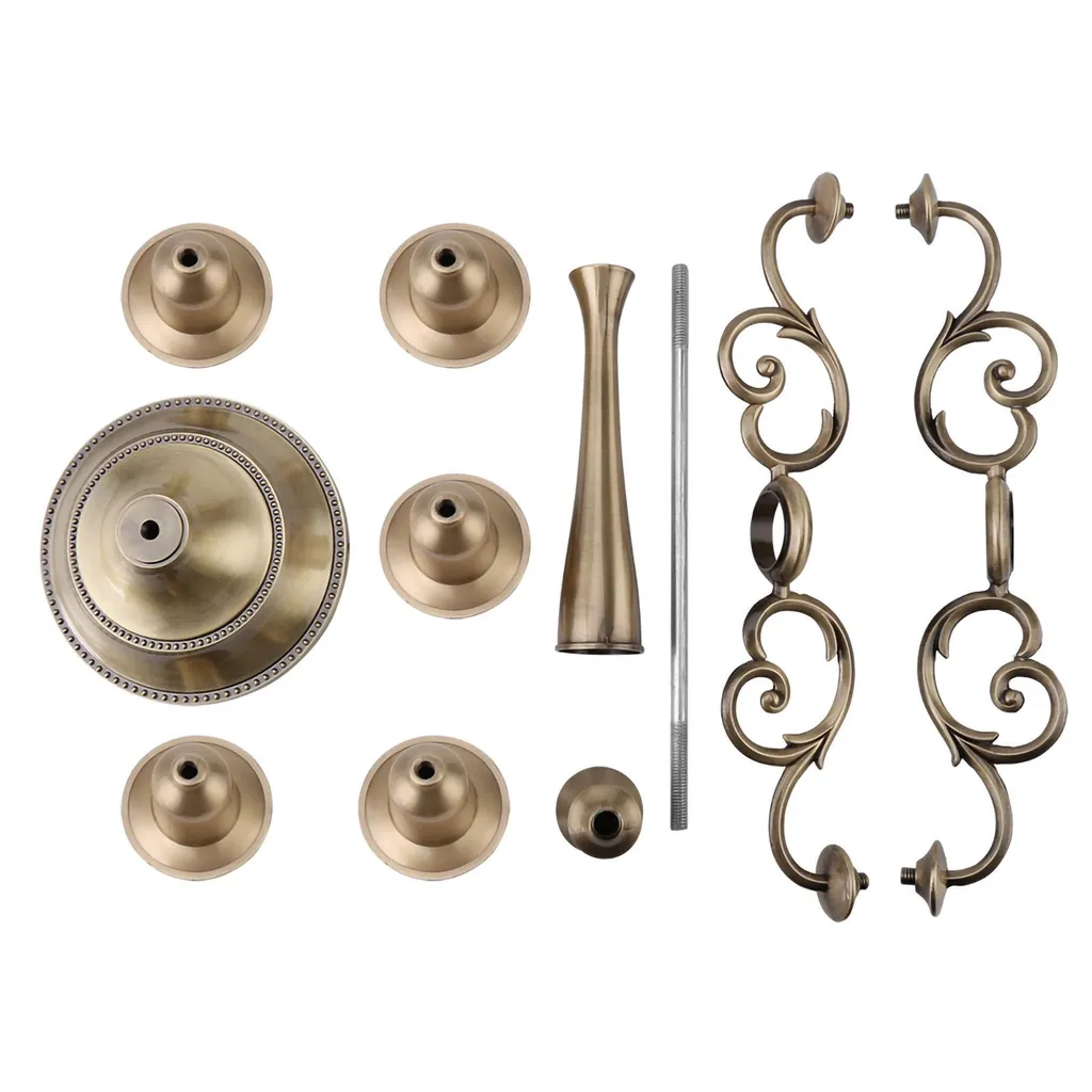 Chandelier Bronze 5 Branches Stable et Inoxydable pour Table de Salon - 5