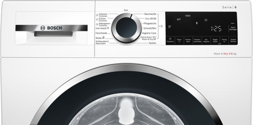 Bosch Serie | 6 Waschtrockner, 9/6 kg, 1400 U/min. WNG24440 Produktbild 5