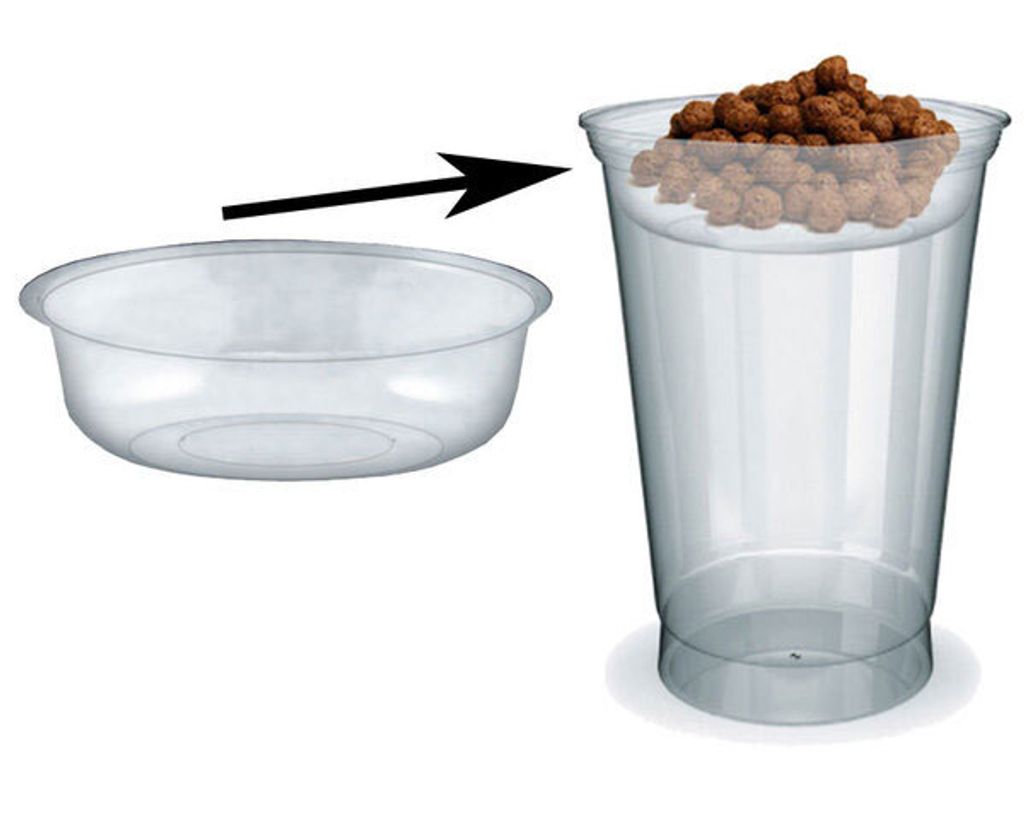 300x Einsatz für PET-Trinkbecher Smoothiesbecher Produktbild 