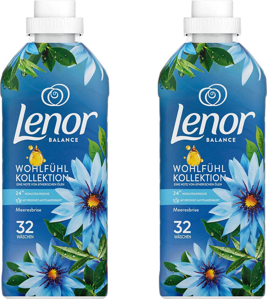 2 Flaschen Lenor Meeresbrise Weichspüler 2x  950ml für 76 Produktbild 