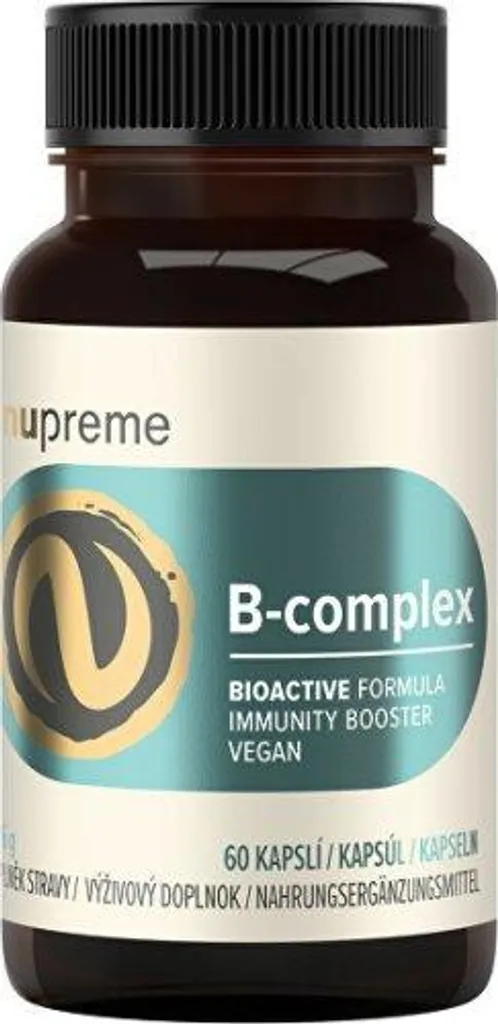 B-Complexe Bioactif 60 gélules - Formule Riche en Vitamines B Méthylées