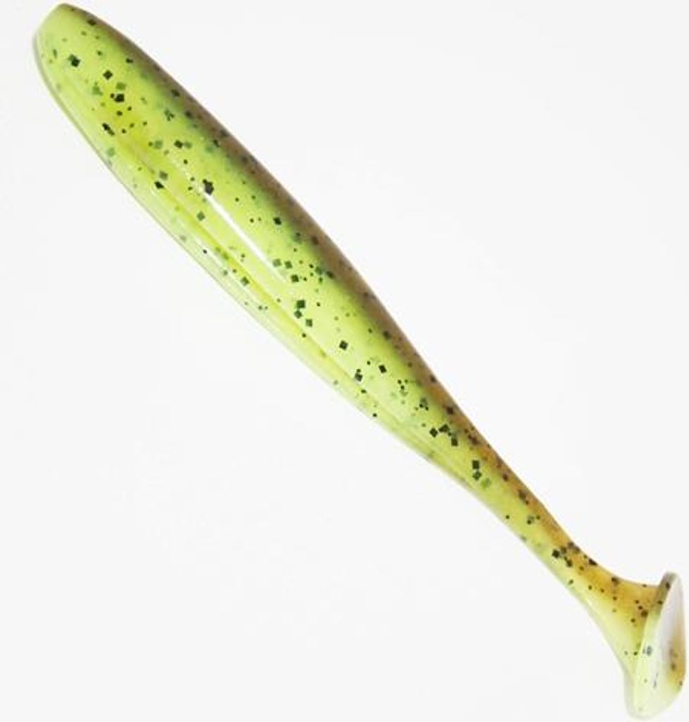 Keitech Easy Shiner (Green Pumpkin / Chartreuse)