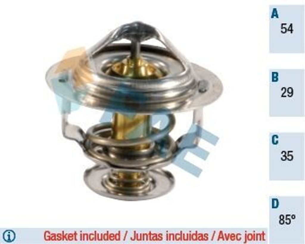 FAE Thermostat Kühlmittel 85°C für HYUNDAI i30 (FD) für KIA Produktbild 