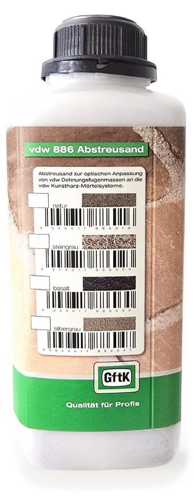 vdw 886 Abstreusand 1kg Steingrau Immagine del prodotto 