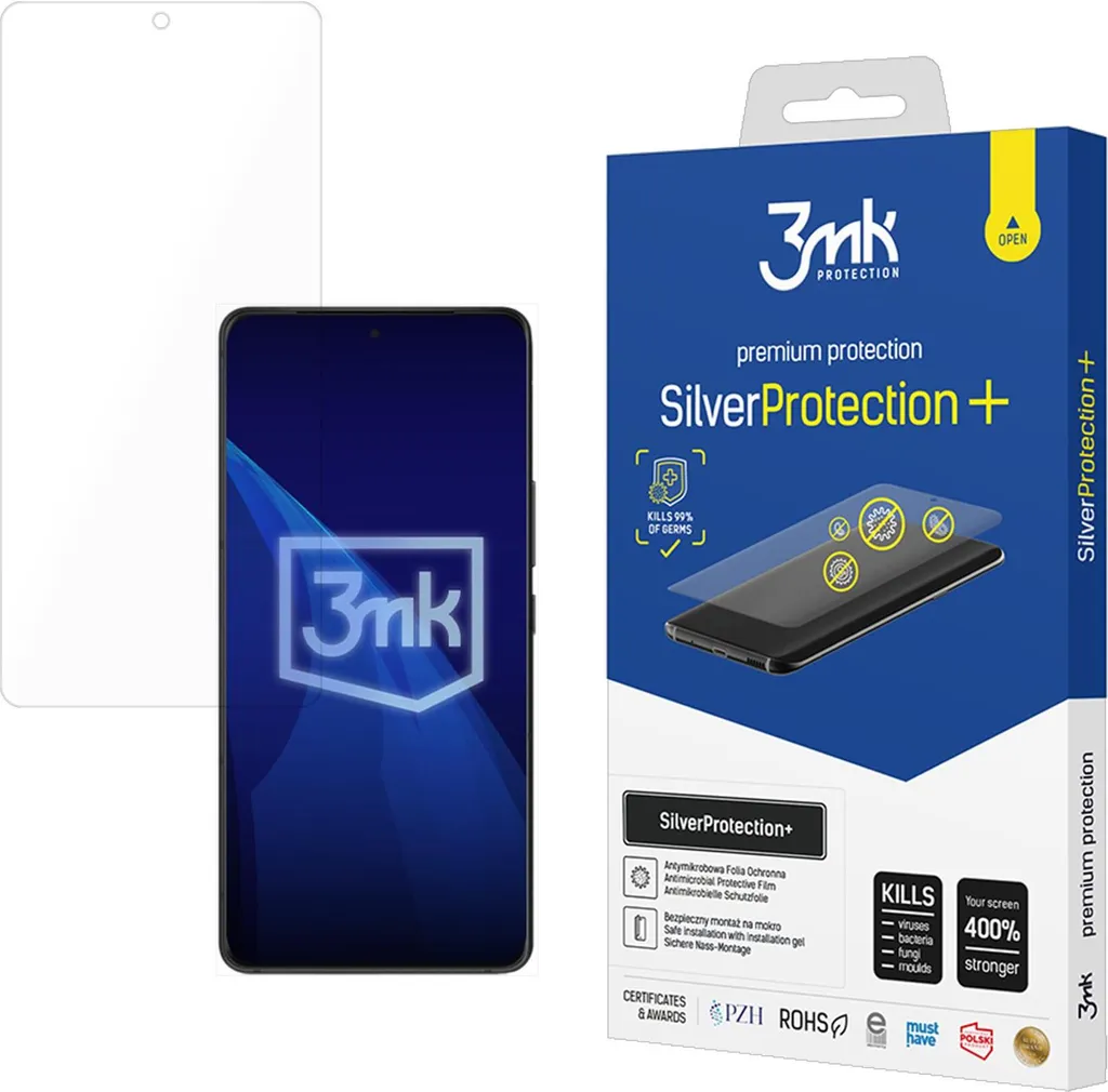 Pellicola 3mk SilverProtection+ per Asus ROG Phone 9 Pro | Antibatterica