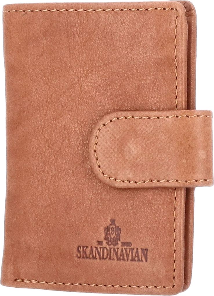 The Skandinavian Brand Leder Kreditkarten Etui Cognac : 38-cognac Farbsortierung: 38-cognac