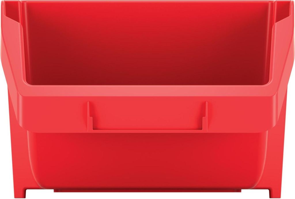 Werkzeugschale lang mit Wandhalterung breite 30 cm Rot
