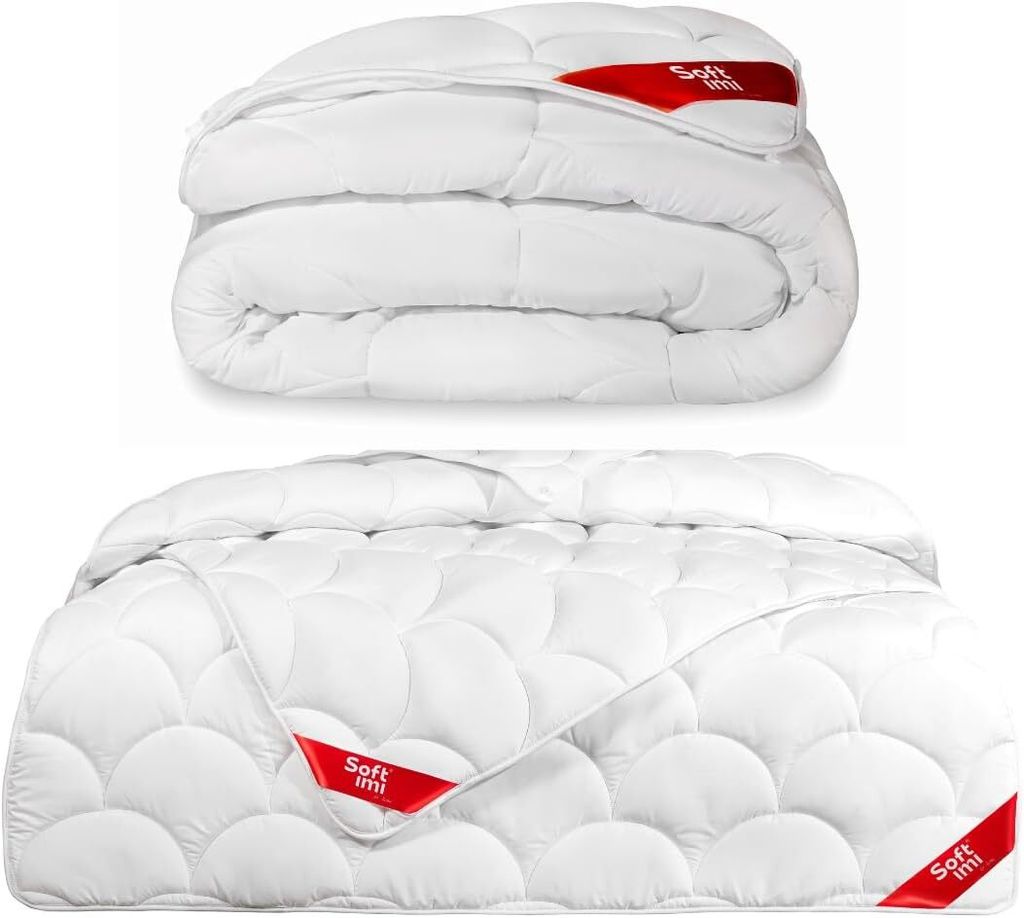 SOFTIMI | Antiallergische Ganzjahresdecke 200 x 200 cm | Komfortabel, Vielseitig & Hygienisch für Allergiker