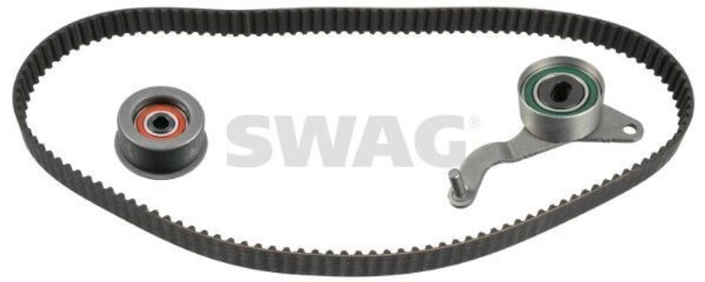 SWAG 40 92 3413 Zahnriemensatz + Spannrolle + Umlenkrolle für OPEL Corsa C Schrägheck (X01) 131-Zähne