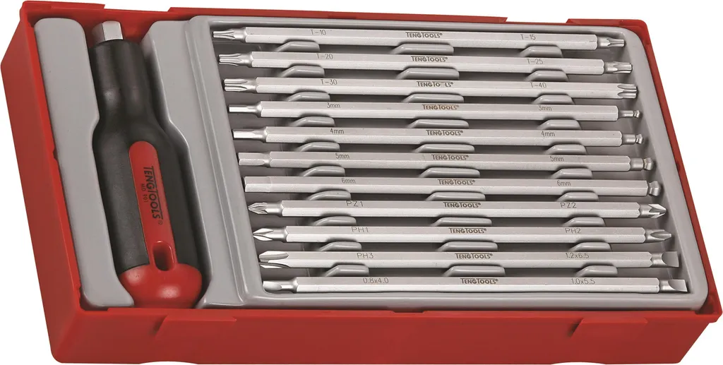 Tournevis à lame interchangeable Tengtools TTMD12D avec manche ergonomique