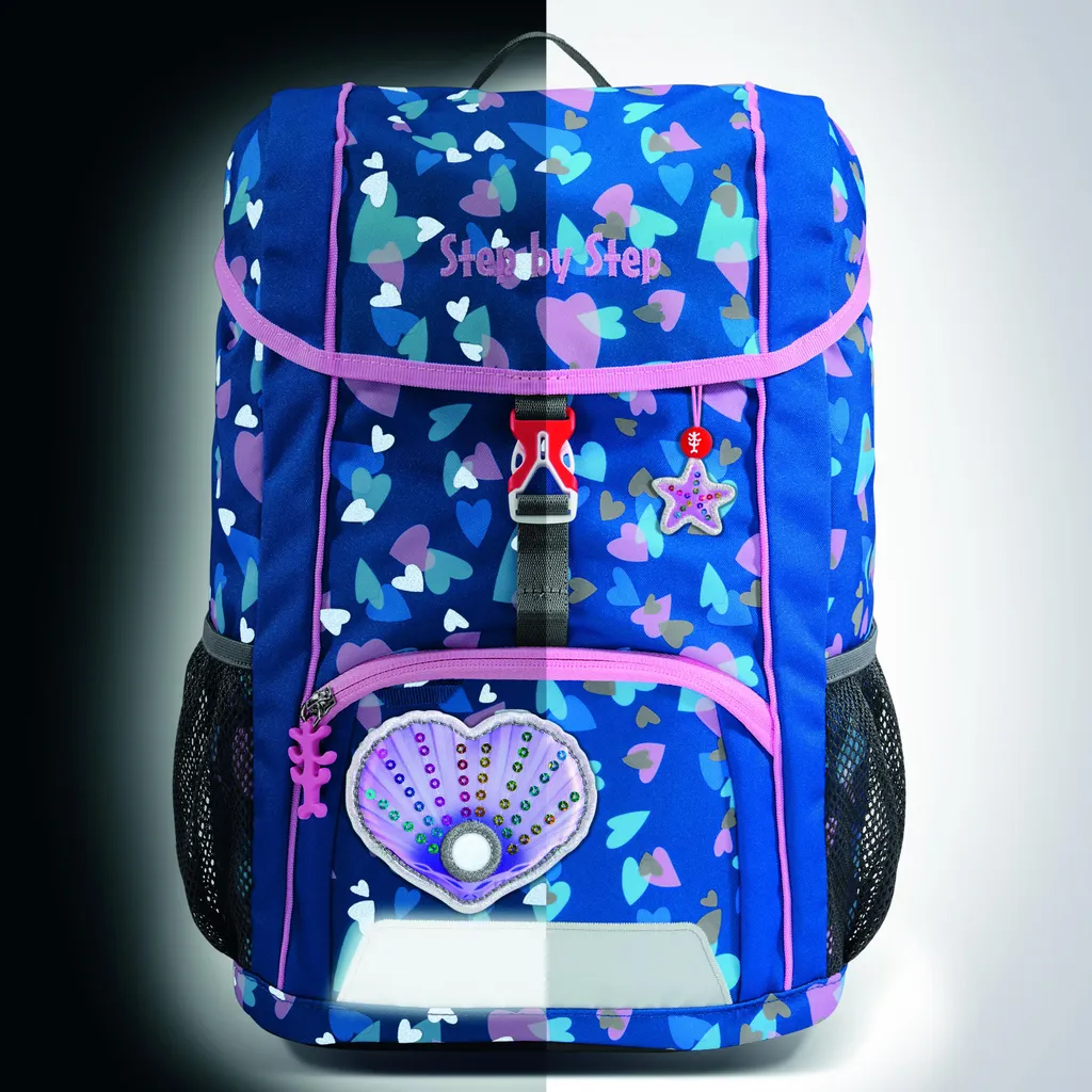 Sac à dos ergonomique et visible 13L Step by Step KID REFLECT bleu - 5