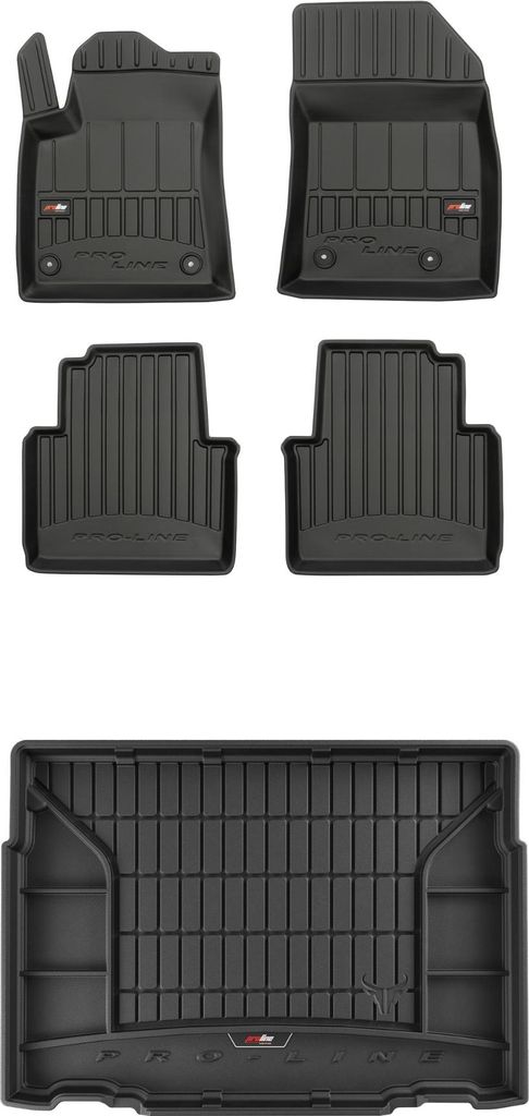 FROGUM 3D Gummimatten und Kofferraummatte für Citroën C3 Aircross 2017-2024