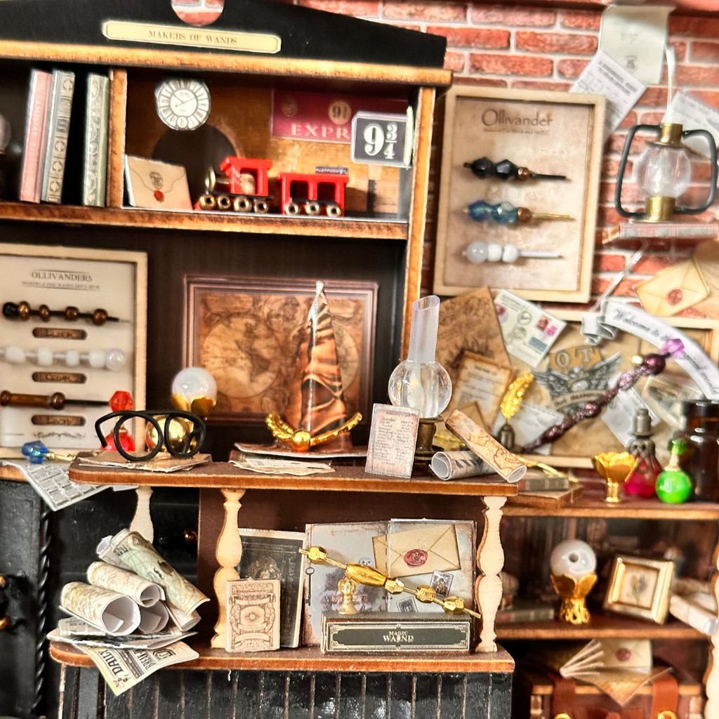 DIY Book Nook - Harry-Potter-Miniaturladen | Puzzle 3D | Produktbild 17