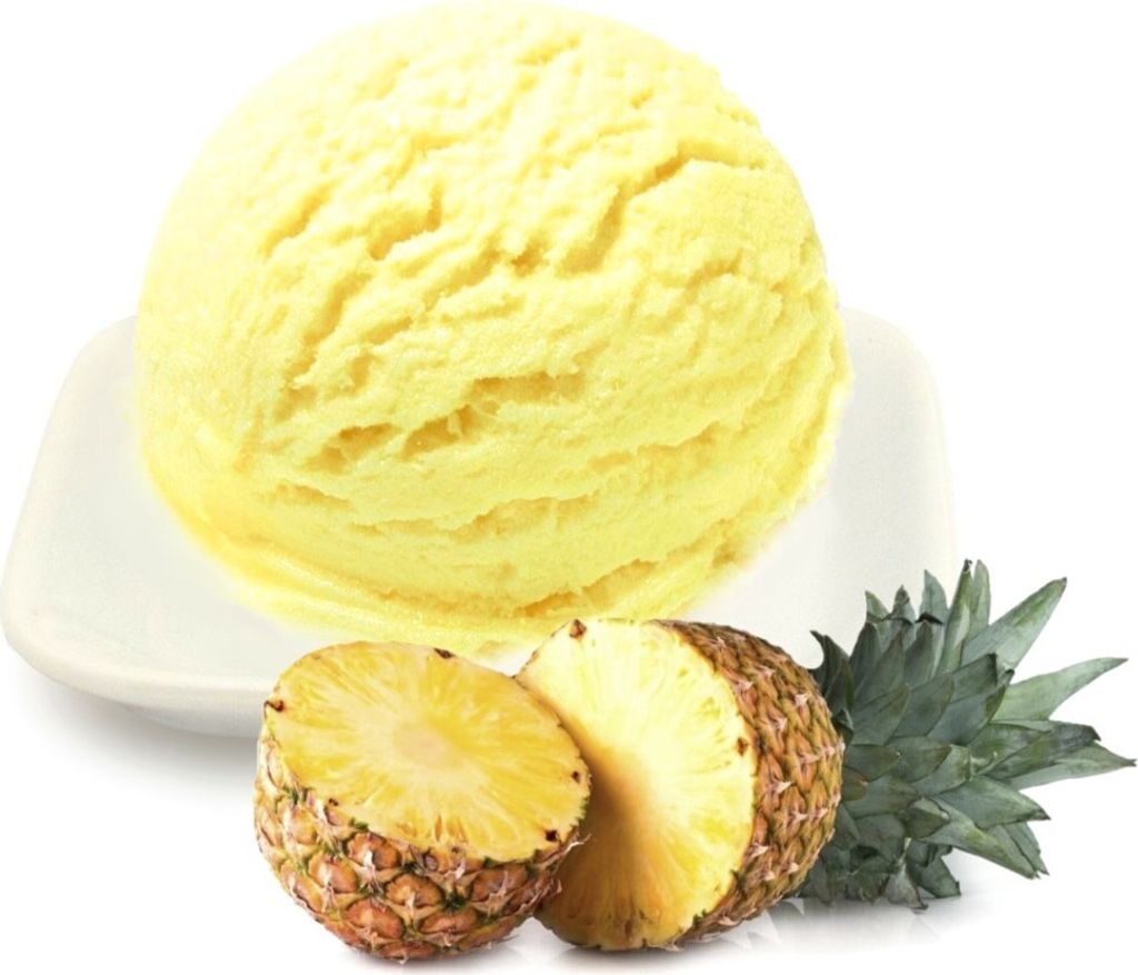 Joghurt Ananas Low Carb Eis Pulver Vegan Zucker-, laktosefrei 10 kg