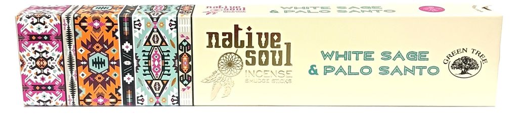 Räucherstäbchen White Sage und Palo Santo, Weißer Salbei Produktbild 