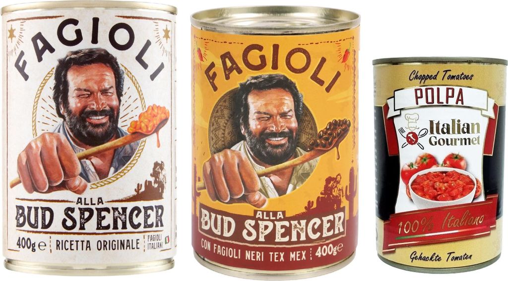 Fagioli alla Bud Spencer - Bohnen in Sauce, Dose 400 g, Produktbild 